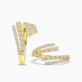 0.50 CTW DIAMOND Bypass Ring