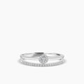 10KW 0.13 Ctw Diam Small Cluster Fashion Ring