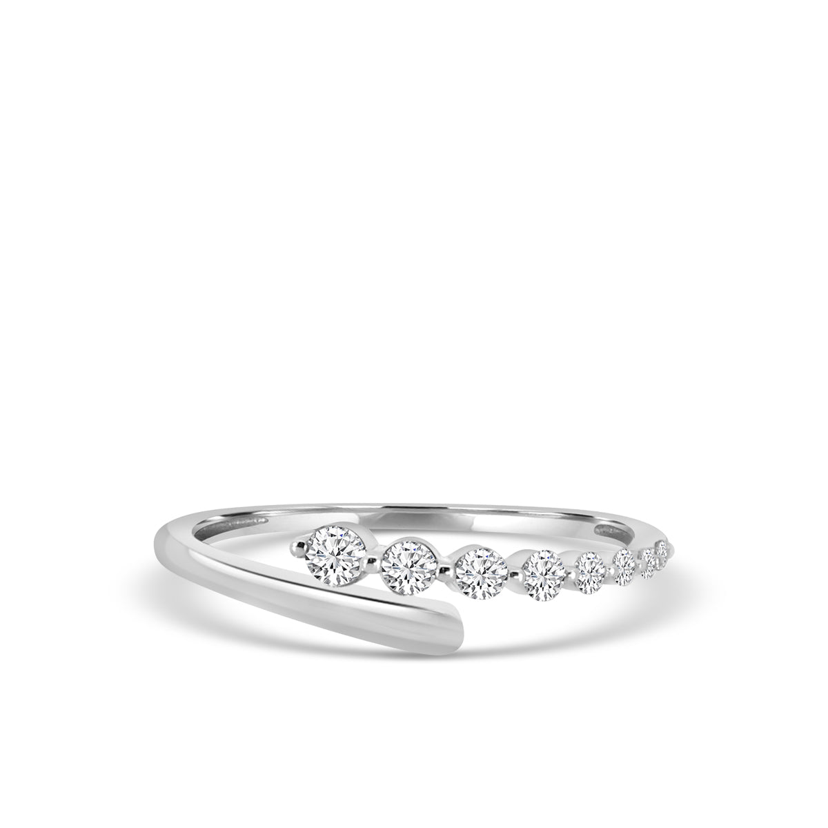 Shared Prong 0.24 Ctw Diamond Journey Fashion Ring