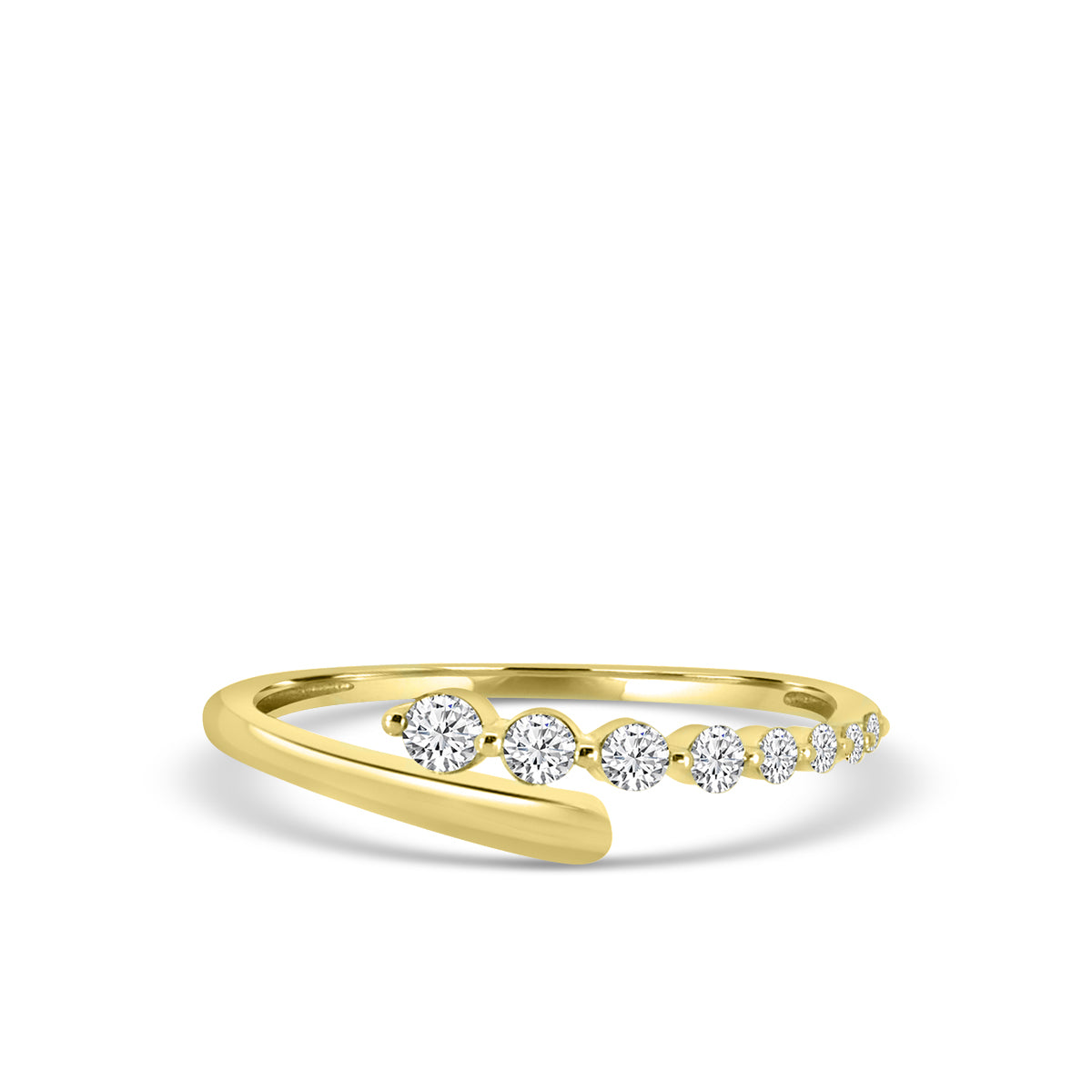 Shared Prong 0.24 Ctw Diamond Journey Fashion Ring
