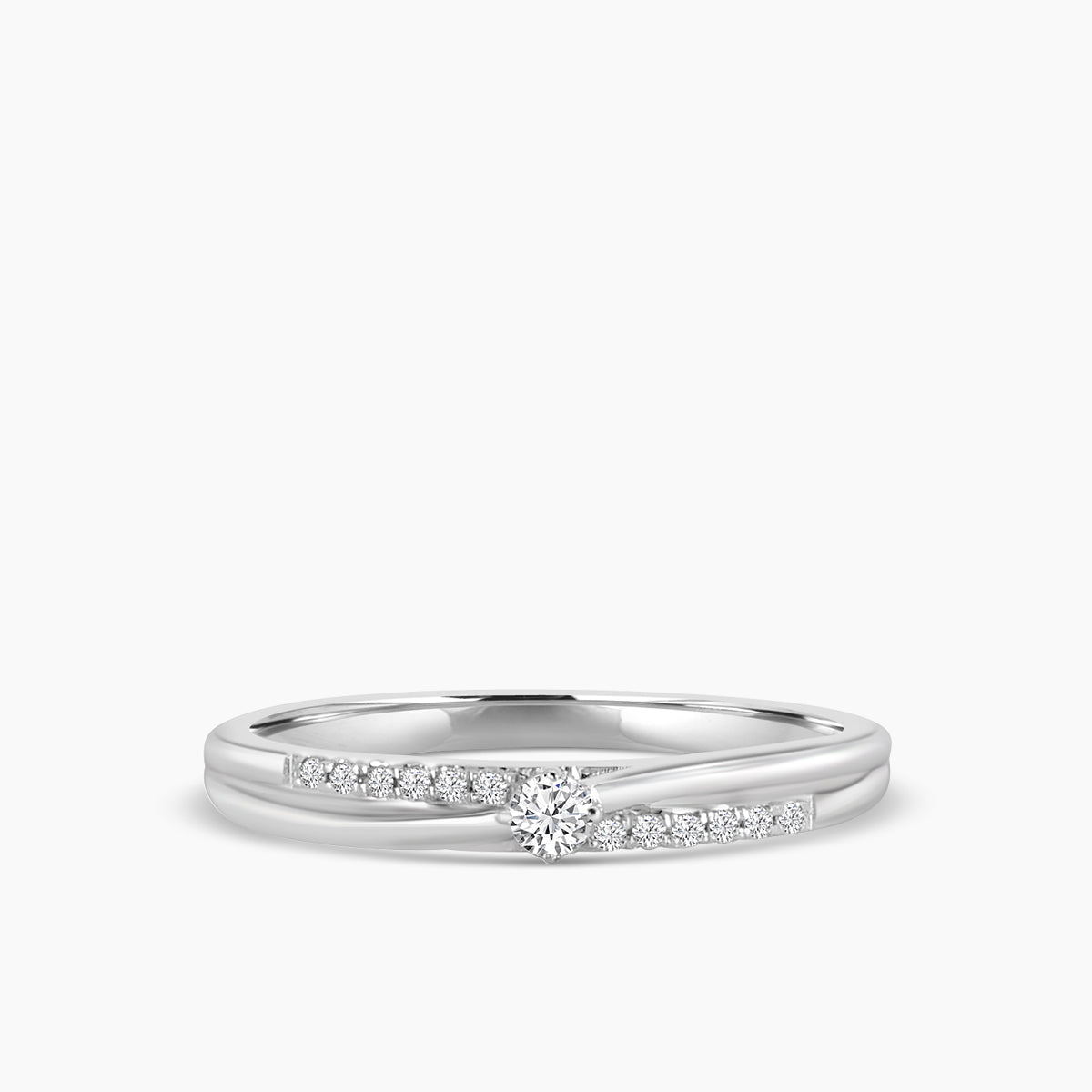 Classic 4 Prong 0.12 Ctw Diamond Ring