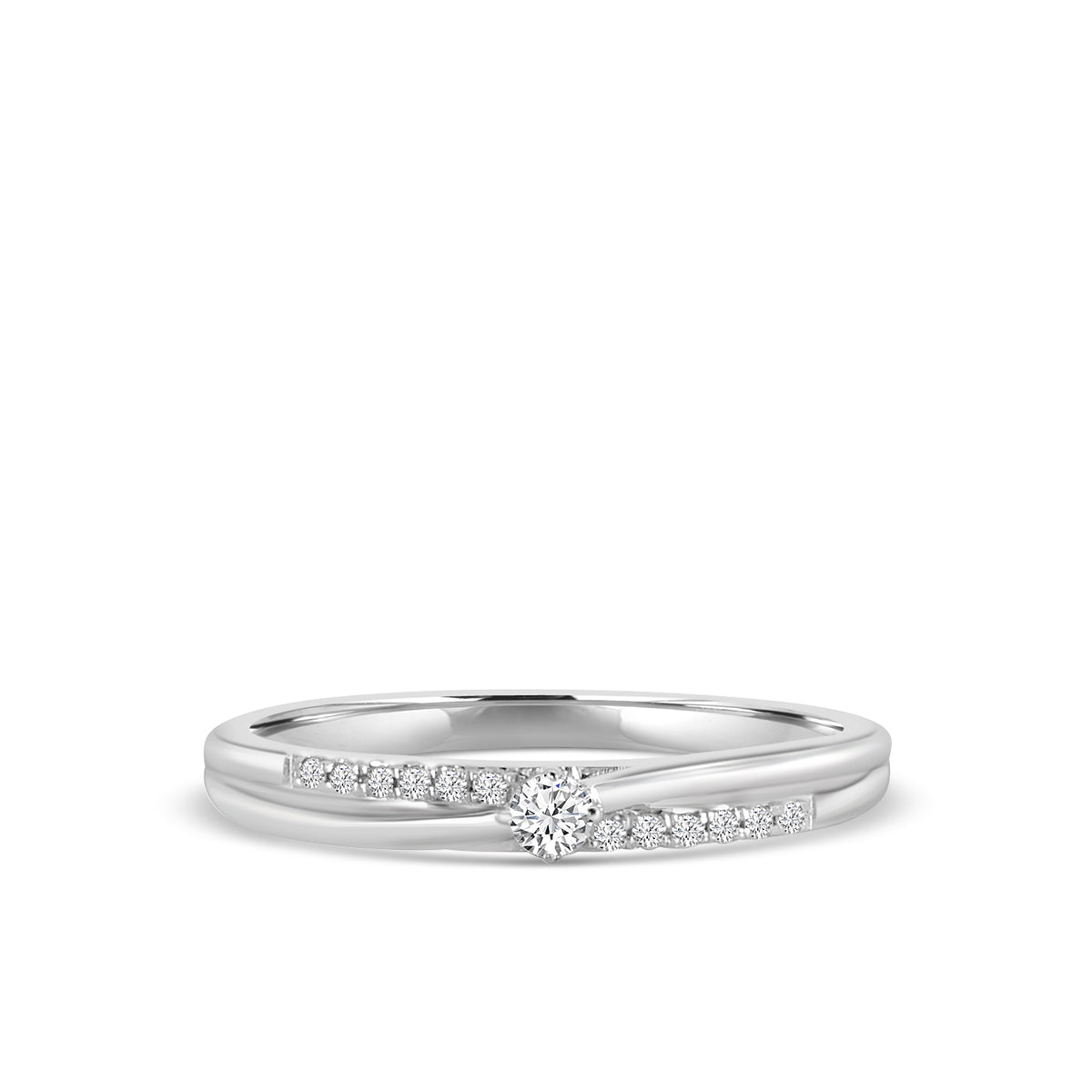 Classic 4 Prong 0.12 Ctw Diamond Ring