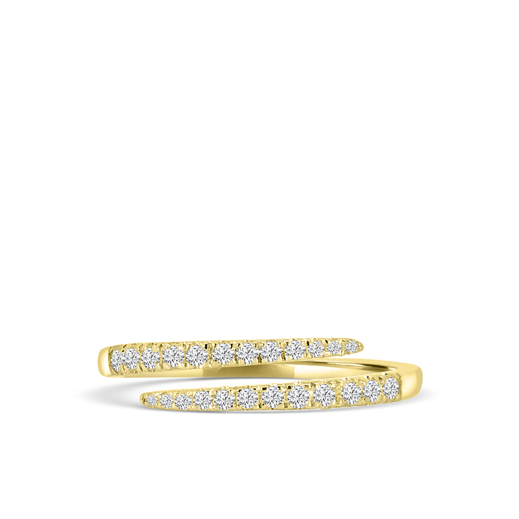 0.30 Ctw Diamond Wrap Fashion Ring