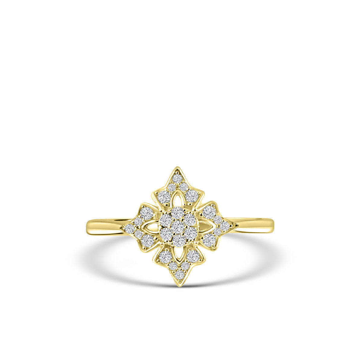 14KY 0.25 Ctw Diamond Fashion Ring