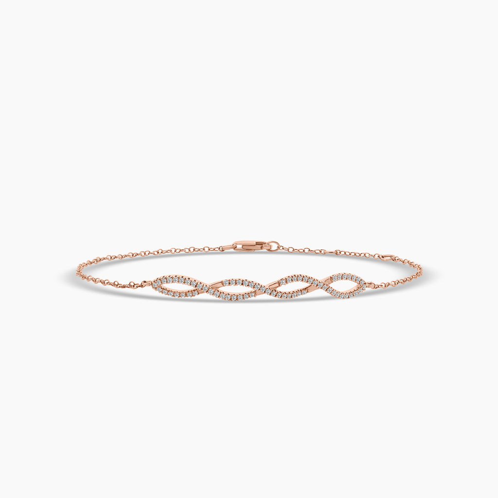 0.20 Ctw Infinity Diamond Bracelet