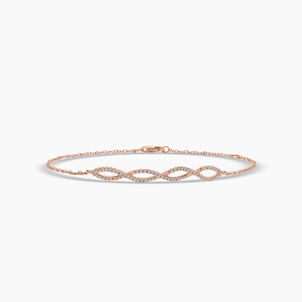 0.20 Ctw Infinity Diamond Bracelet