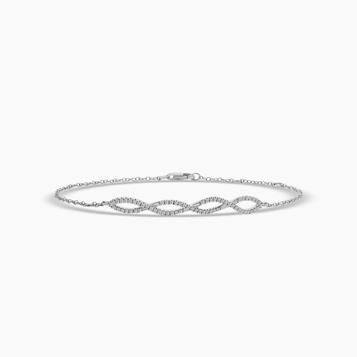 0.20 Ctw Infinity Diamond Bracelet