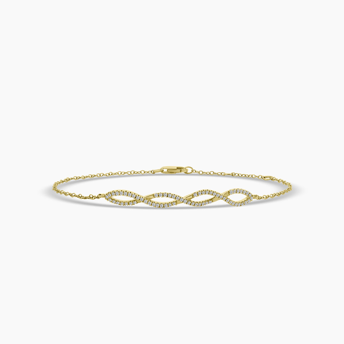 0.20 Ctw Infinity Diamond Bracelet