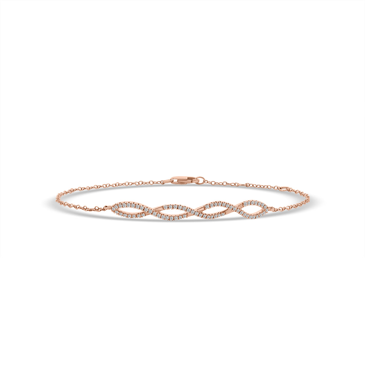 0.20 Ctw Infinity Diamond Bracelet