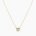 Classic 0.50 Ctw Diamond Station Necklace with 1 Stones