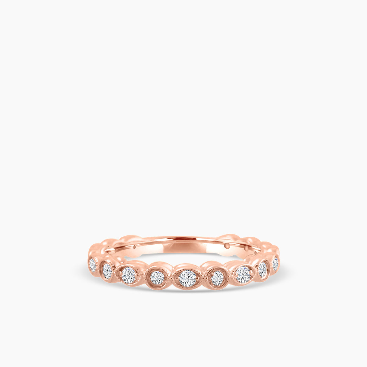 14KR 0.5 Diam Ctw RING WBDM 17 RD 0.03