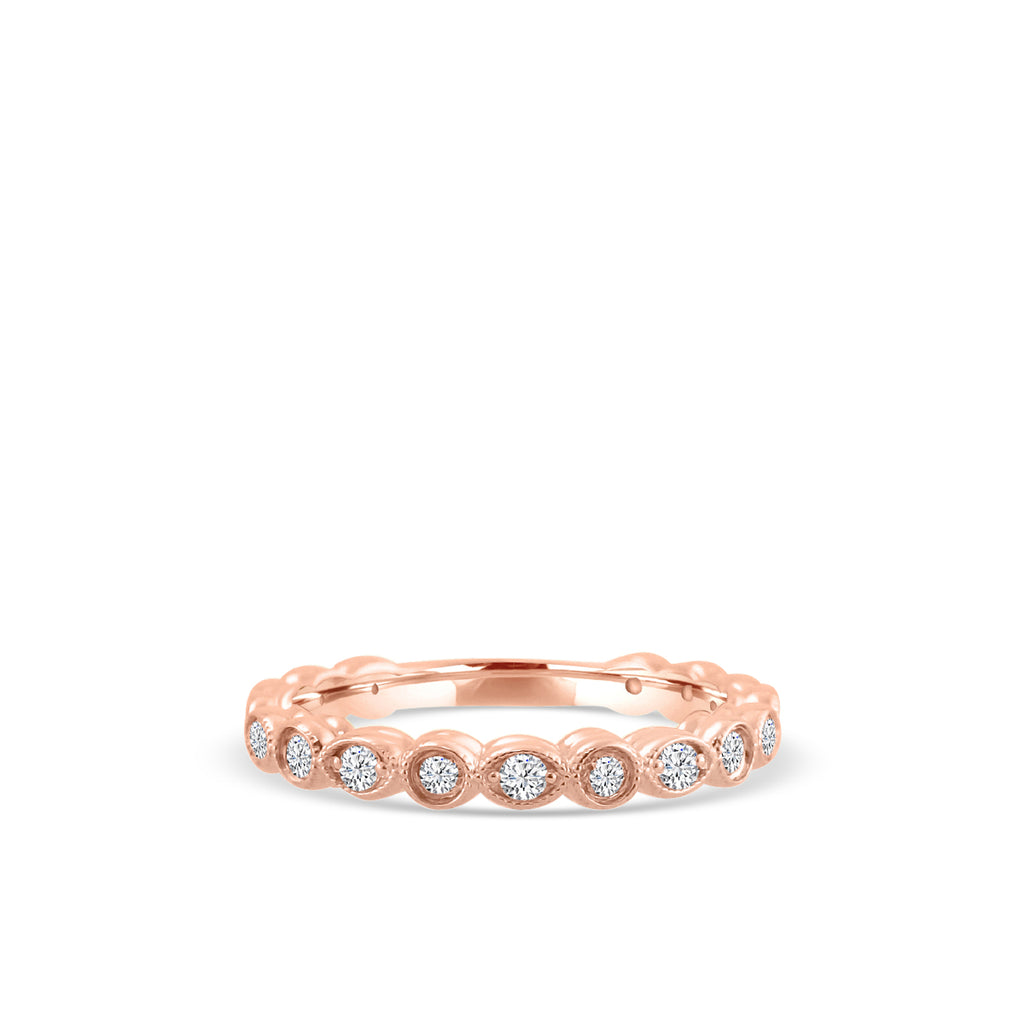14KR 0.5 Diam Ctw RING WBDM 17 RD 0.03