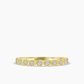0.16 Ctw Milgrain Diamond Band in Crown Setting