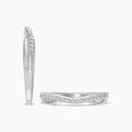 14KY 0.10 Ctw Diamond Contour Shadow Band