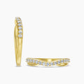 0.25 Ctw Diamond Contour Shadow Band