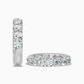 1.75 Ctw Halfway Diamond Band in U-Prong Setting