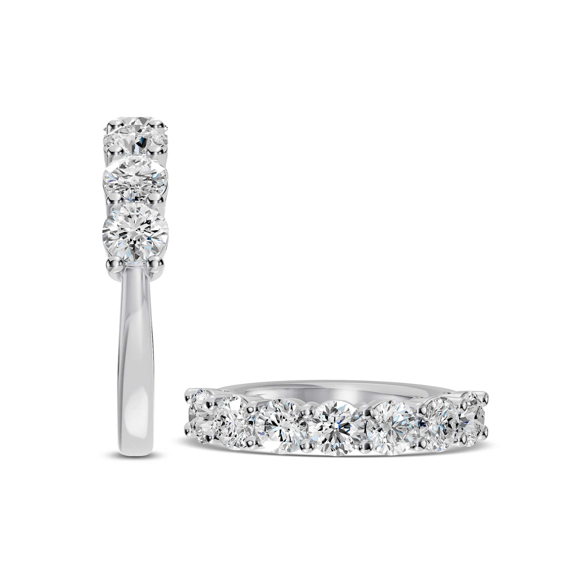 2.00ctw 7 Stone Diamond Wedding Band