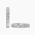 14KW 1.00 Ctw Diamond Band In Classic Scallop Setting