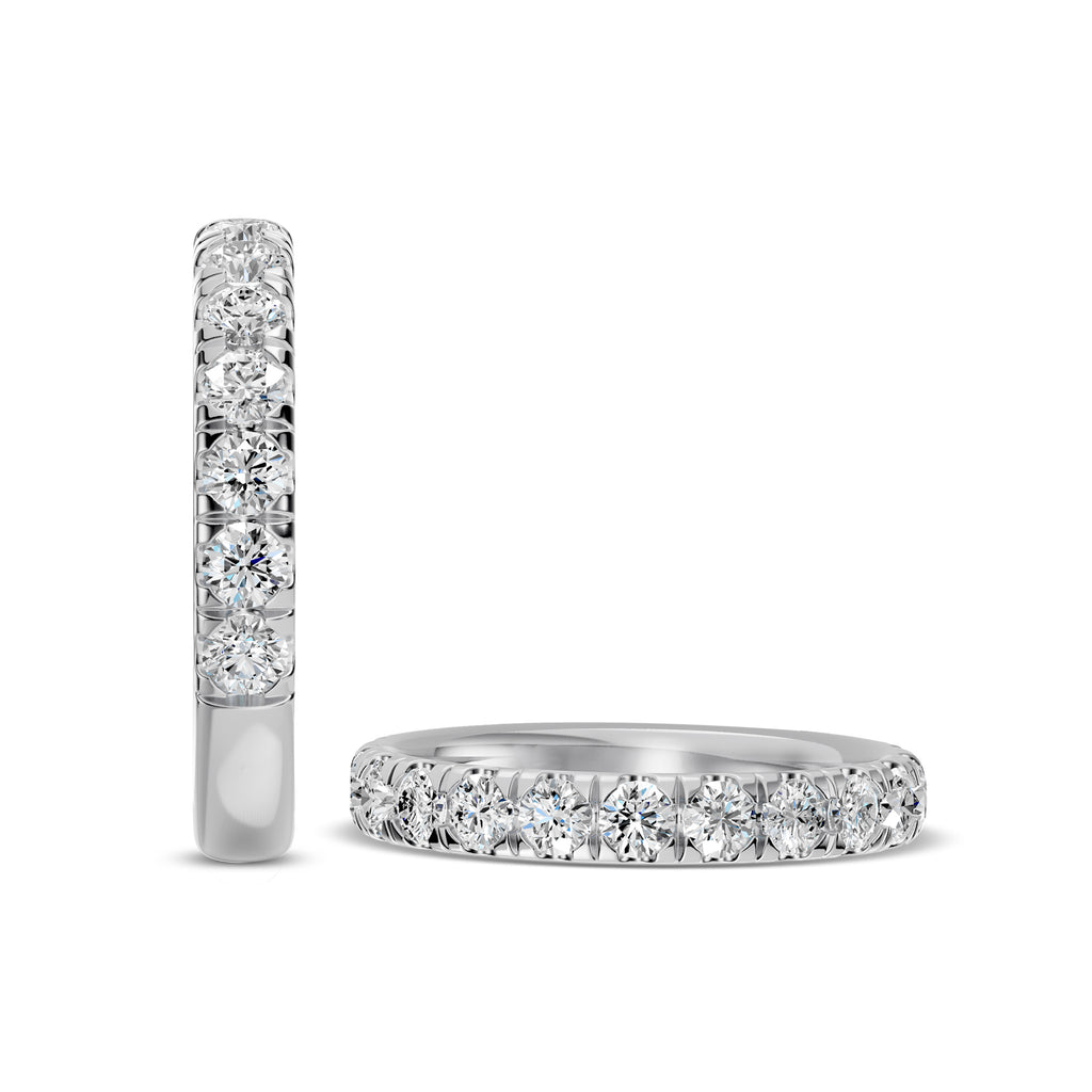 1.00 Ctw Diamond Band In Classic Scallop Setting