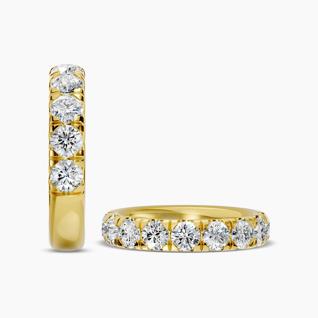 2.10 Ctw Diamond Band In Classic Scallop Setting