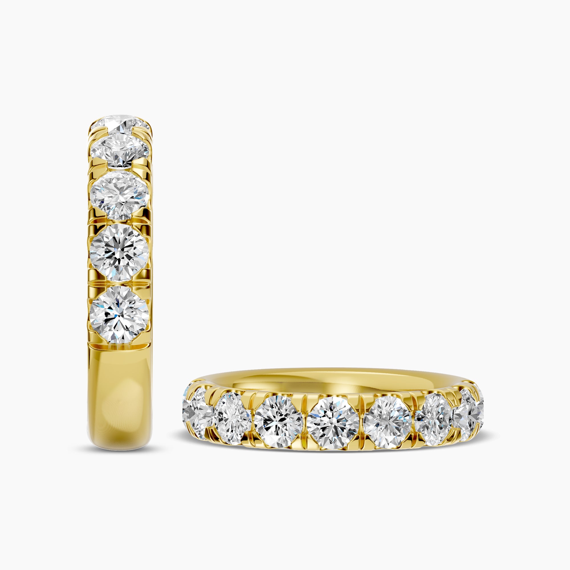 2.10 Ctw Diamond Band In Classic Scallop Setting