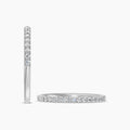 0.25 Ctw Lab Grown Diamond Band In Classic Scallop Setting
