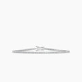 14KW Classic Standard 4 Prong 1.00 Ctw Diamond Tennis Bracelet