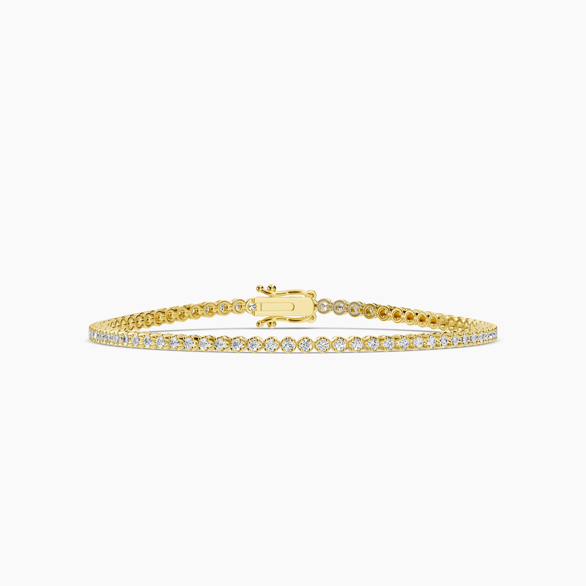 Classic Standard 4 Prong 1.50 Ctw Diamond Tennis Bracelet in Crown Setting