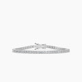 14KW Classic Standard 4 Prong 3.00 Ctw Diamond Tennis Bracelet