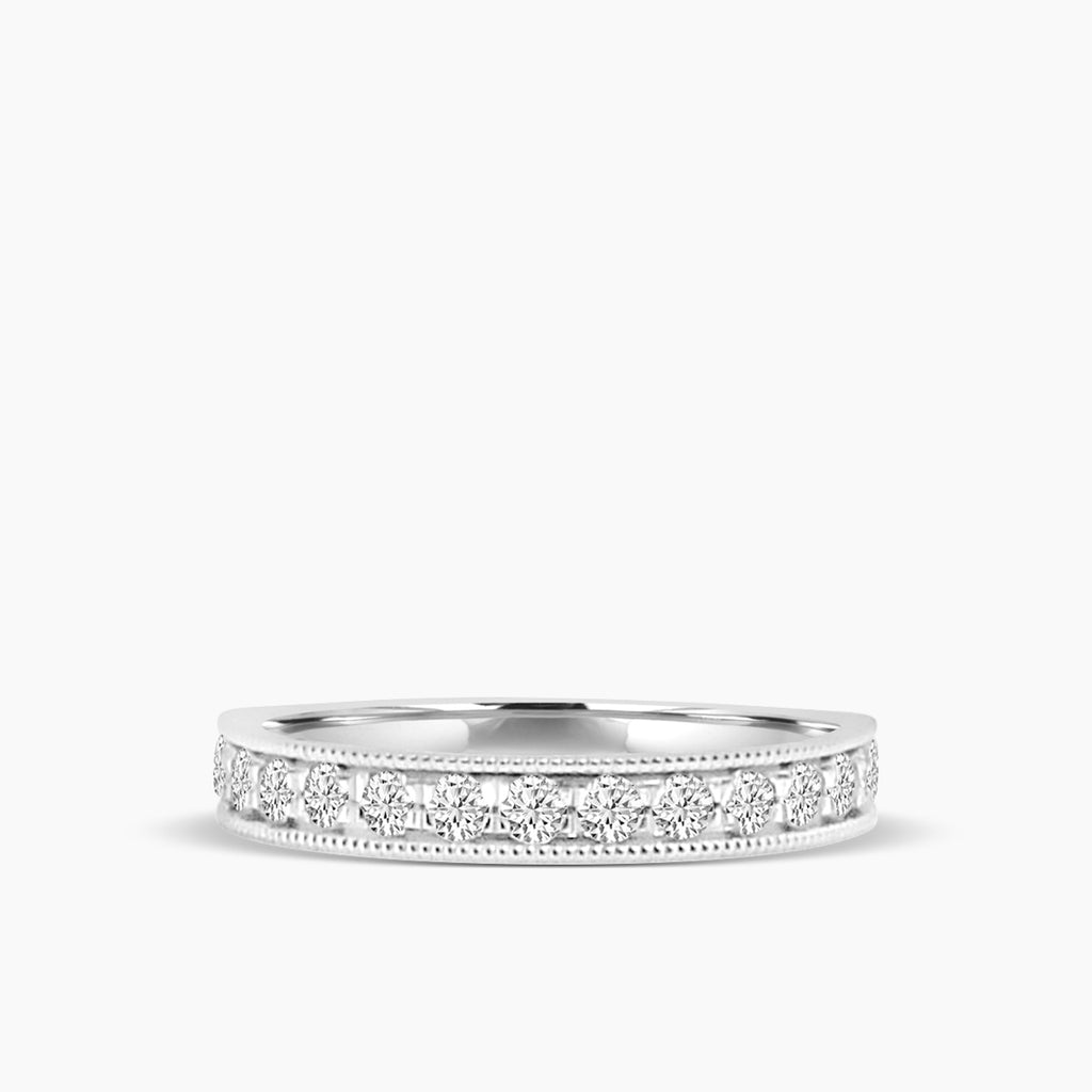 0.50 Ctw Diamond Machine Set Band