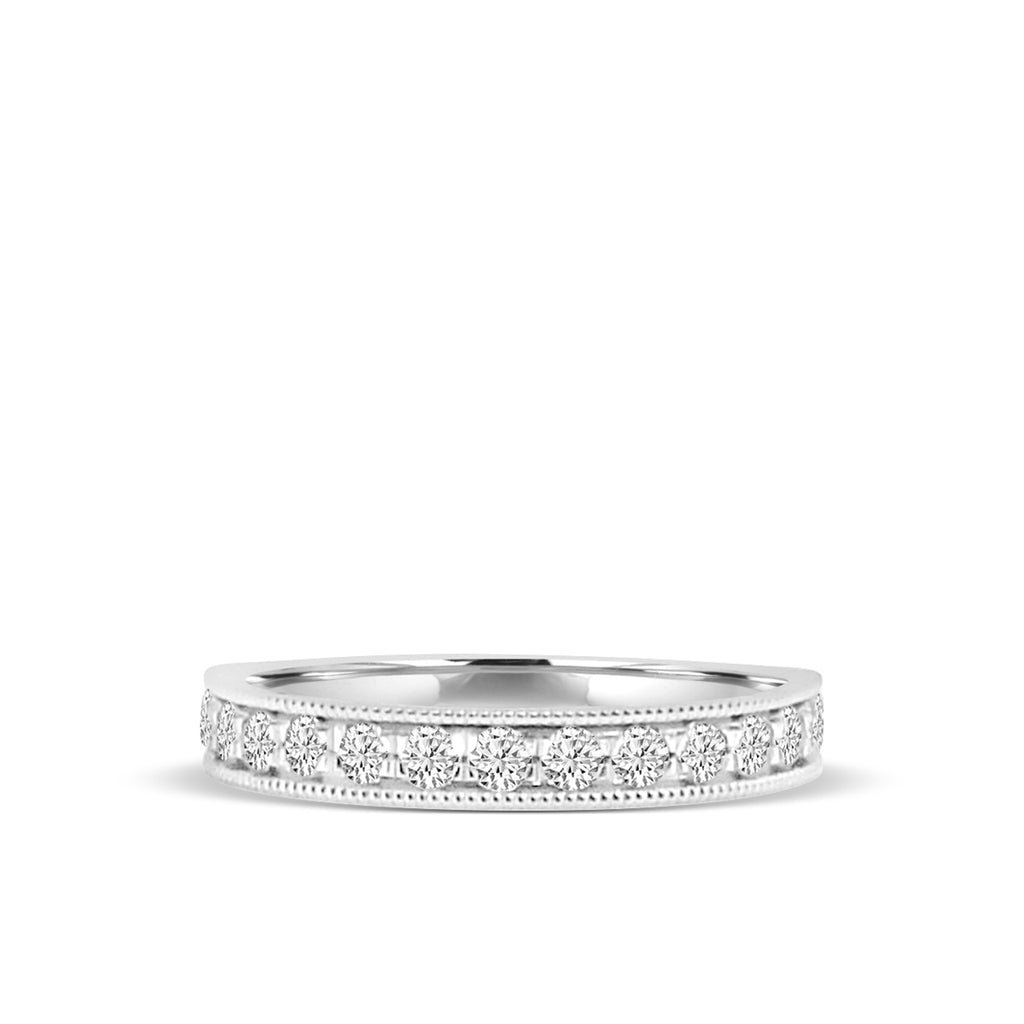 0.50 Ctw Diamond Machine Set Band