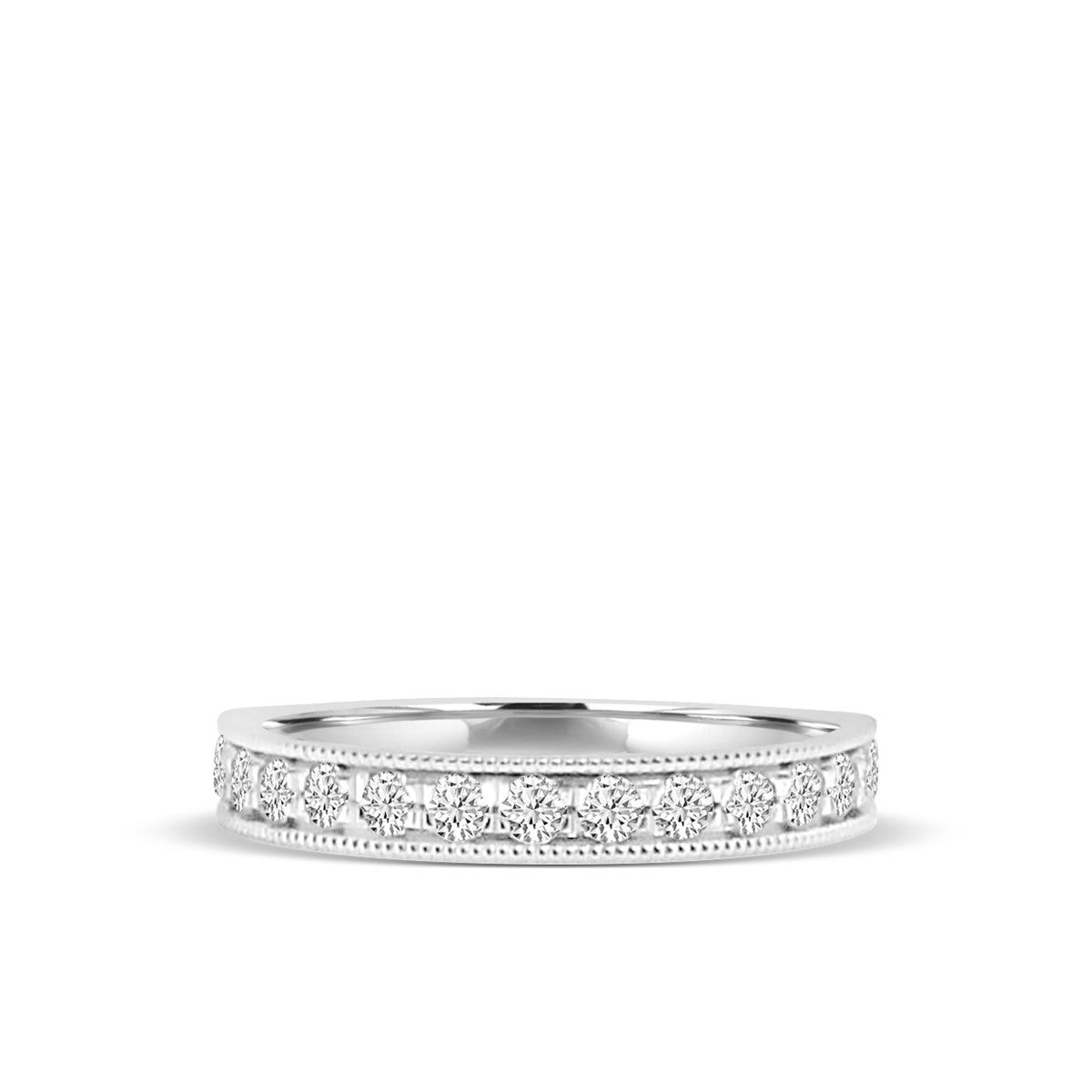 0.50 Ctw Diamond Machine Set Band