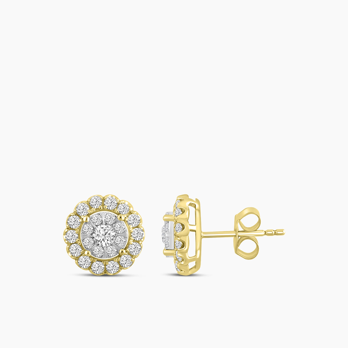 10TT 1 CTTW DIA STUD AVATAR EARRING