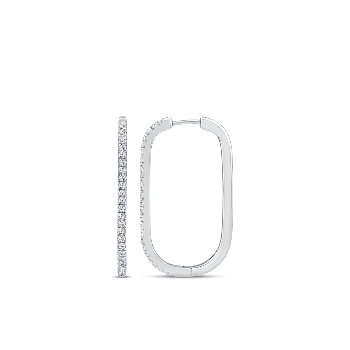 1/2 CTW RD HOOP EARRING