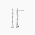 1 1/2 CTW RD FASHION EARRING WITH SC