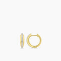 10KY 1/6 CTW RD FASHION EARRING WITH SINGLE CUT