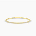 14KY 1 CTW RD BANGLE W/ CERT