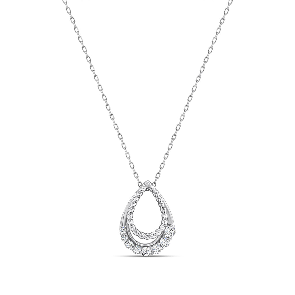 1/5 CTW RD FASHION PENDANT WITH CHAIN
