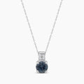 0.016 CTW RD FASHION PENDANT WITH CTR RD MONTANA SAPH &JB&SC