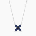 FASHION PENDANT WITH CHAIN & BLUE SAPPHIRE