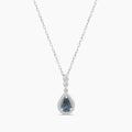 10KW 1/10 CTW RD FASHION PENDANT WITH CTR PE MONTANA SAPH &JB&SC