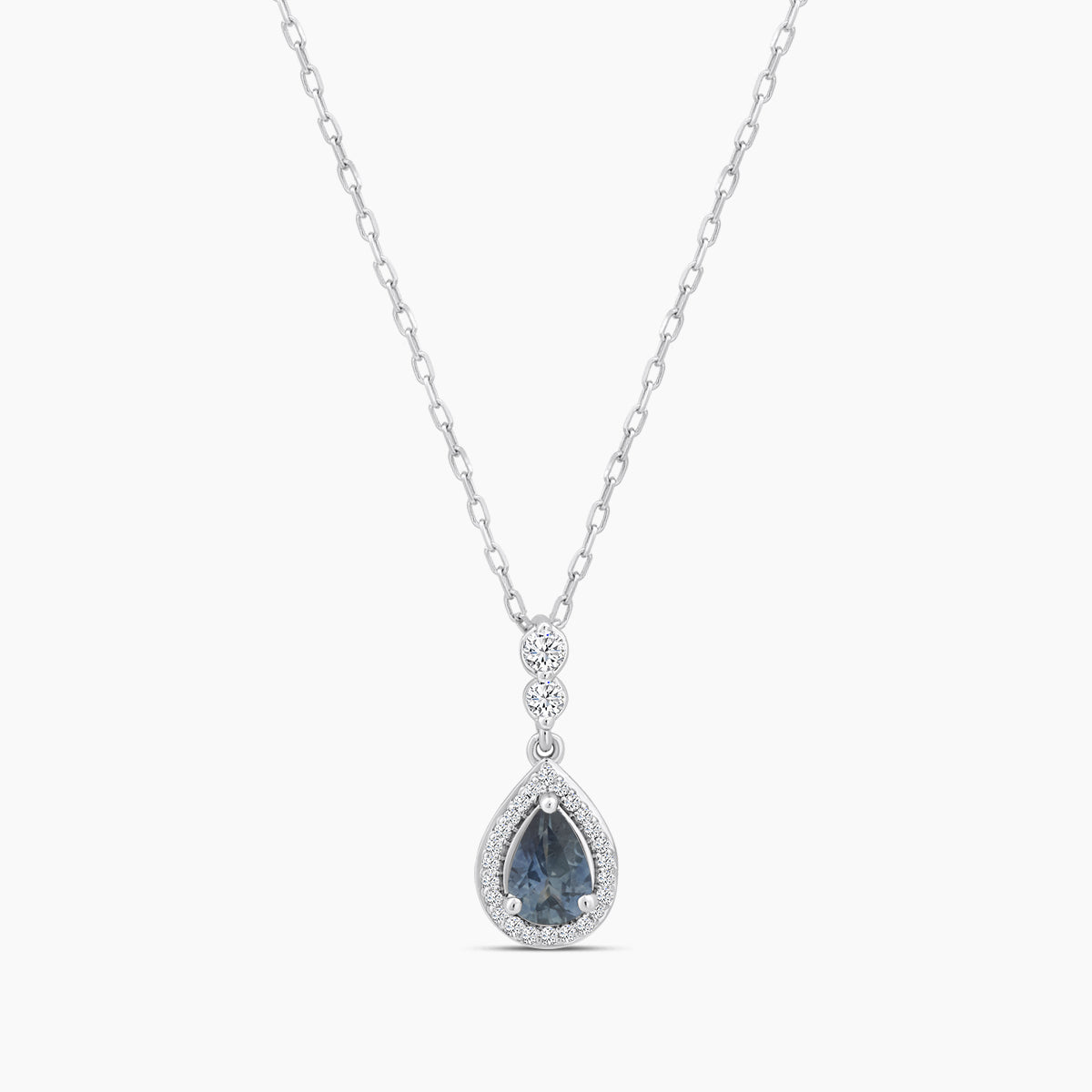 10KW 1/10 CTW RD FASHION PENDANT WITH CTR PE MONTANA SAPH &JB&SC