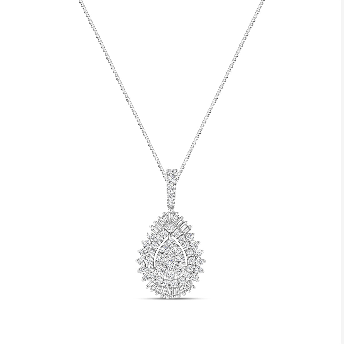 2CT DIA PEAR AVATAR PENDANT