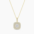 14TT 2CTTW DIA CUSHION AVATAR+ PENDANT