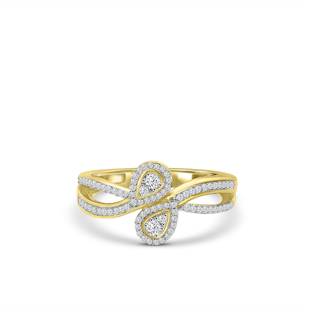 1/5 CTW PROMISE RING SIZE-5