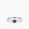 1/15 CTW RD ENGAGEMENT RING WITH CTR RD MONTANA SAPH &JB&SC