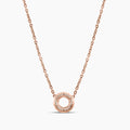 0.05 Ctw Diam 10Mm Pink Embrace Pendant GH;SI