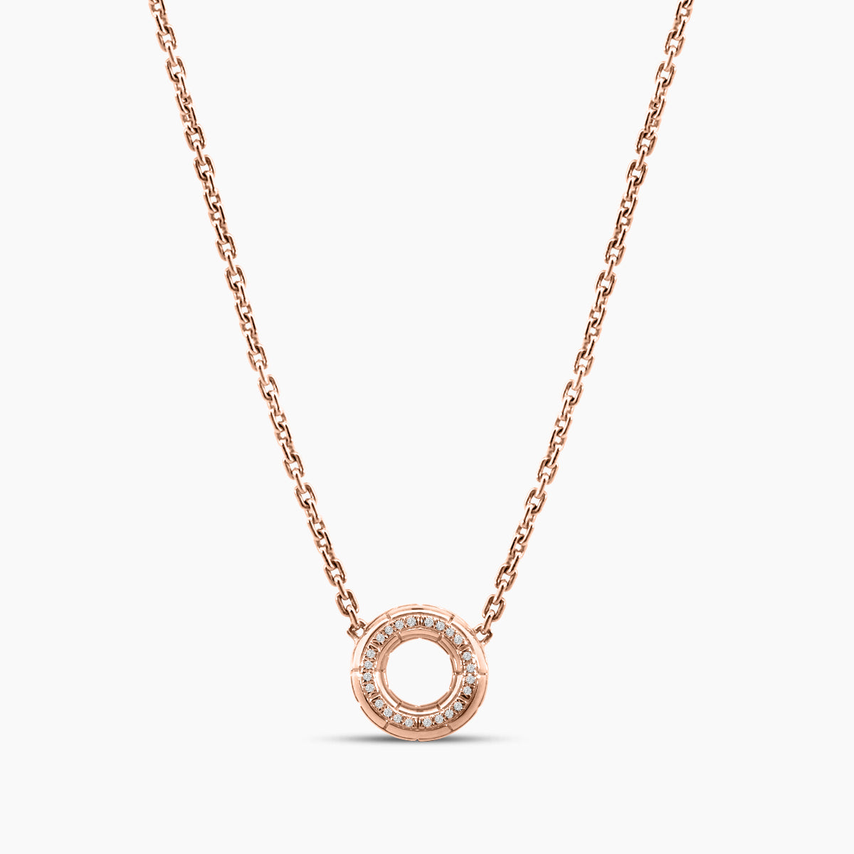 0.05 Ctw Diam 10Mm Pink Embrace Pendant GH;SI