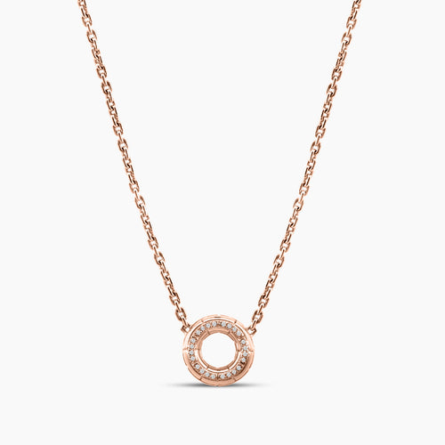 0.05 Ctw Diam 10Mm Pink Embrace Pendant GH;SI