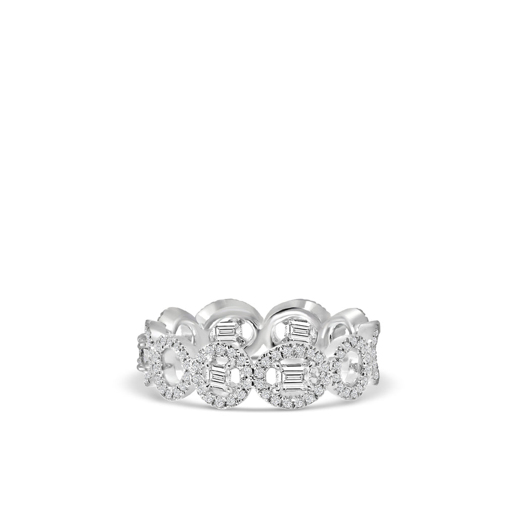 0.82 Ctw Diam Celestial Ring GH;VS
